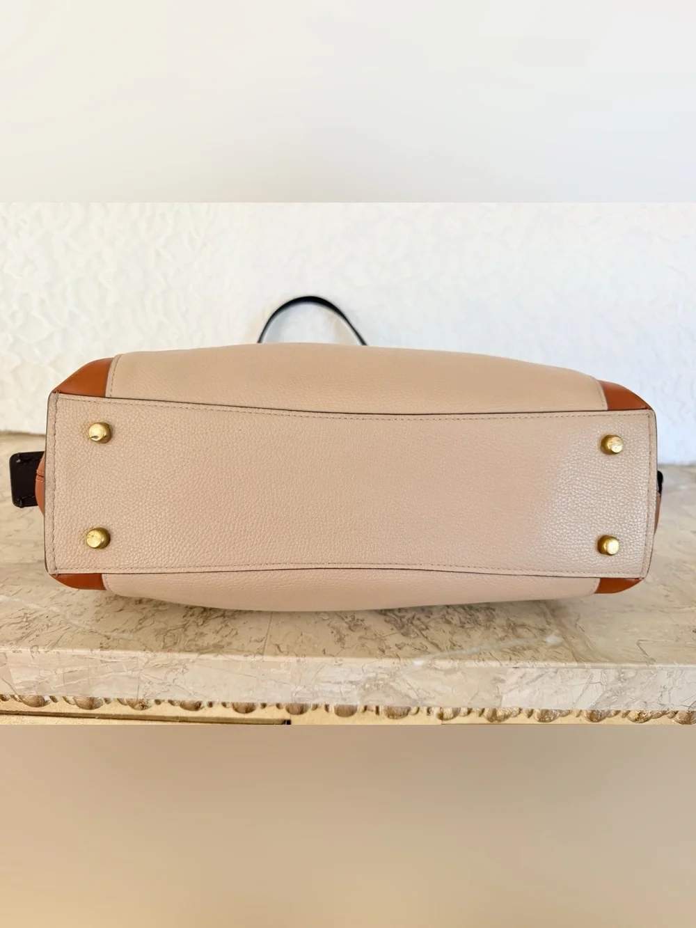 COACH DALTON 31 color block shoulder bag